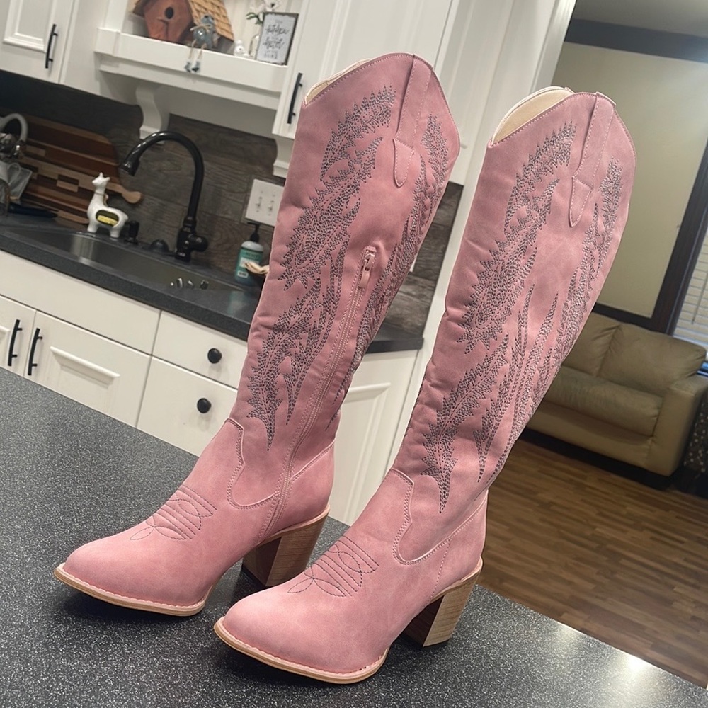 Pink Cowboy Boots
